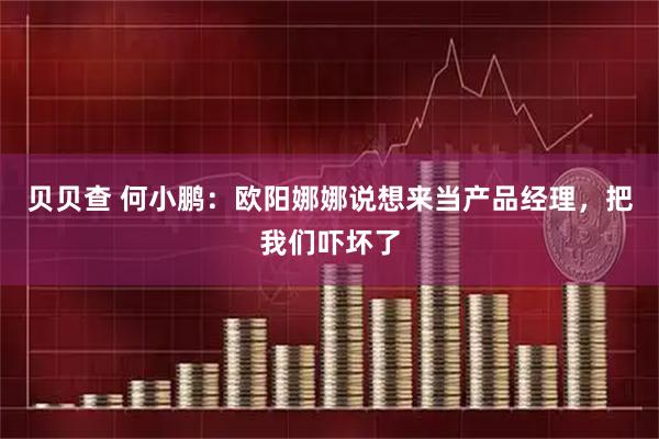 贝贝查 何小鹏：欧阳娜娜说想来当产品经理，把我们吓坏了