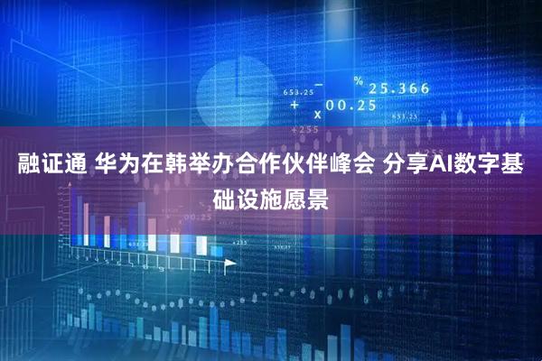 融证通 华为在韩举办合作伙伴峰会 分享AI数字基础设施愿景