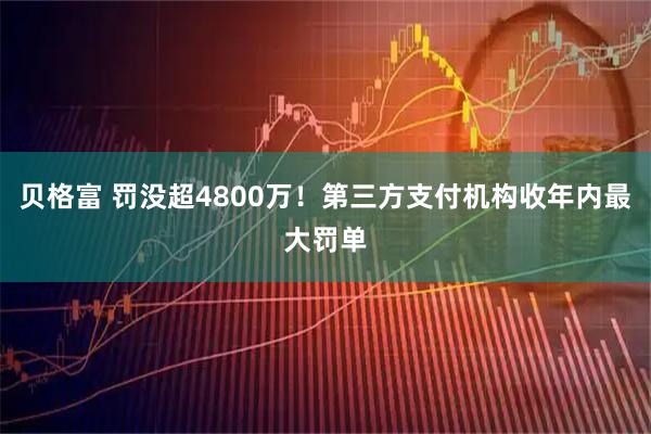 贝格富 罚没超4800万！第三方支付机构收年内最大罚单